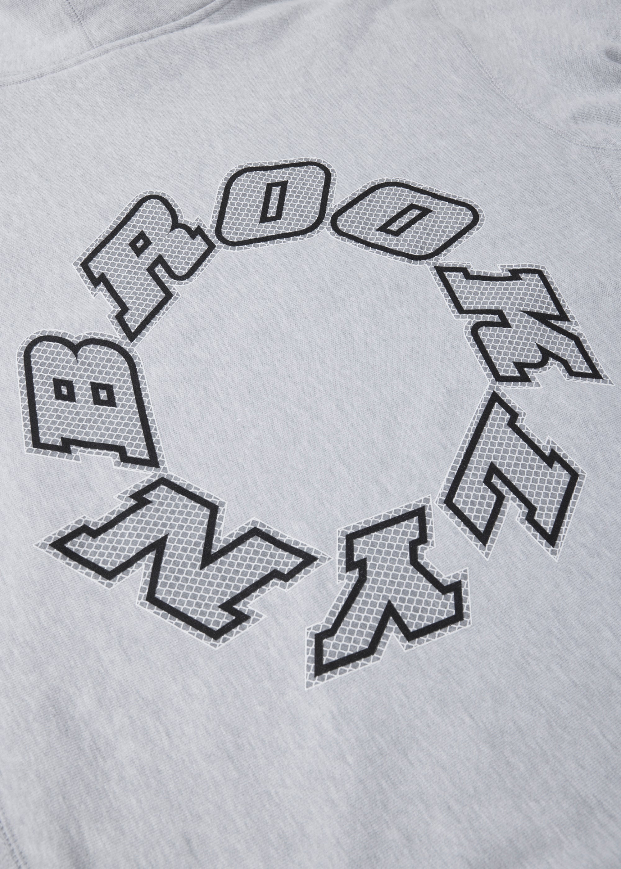 x Brooklyn Machine Works Reflective Rounded Logo Hoodie