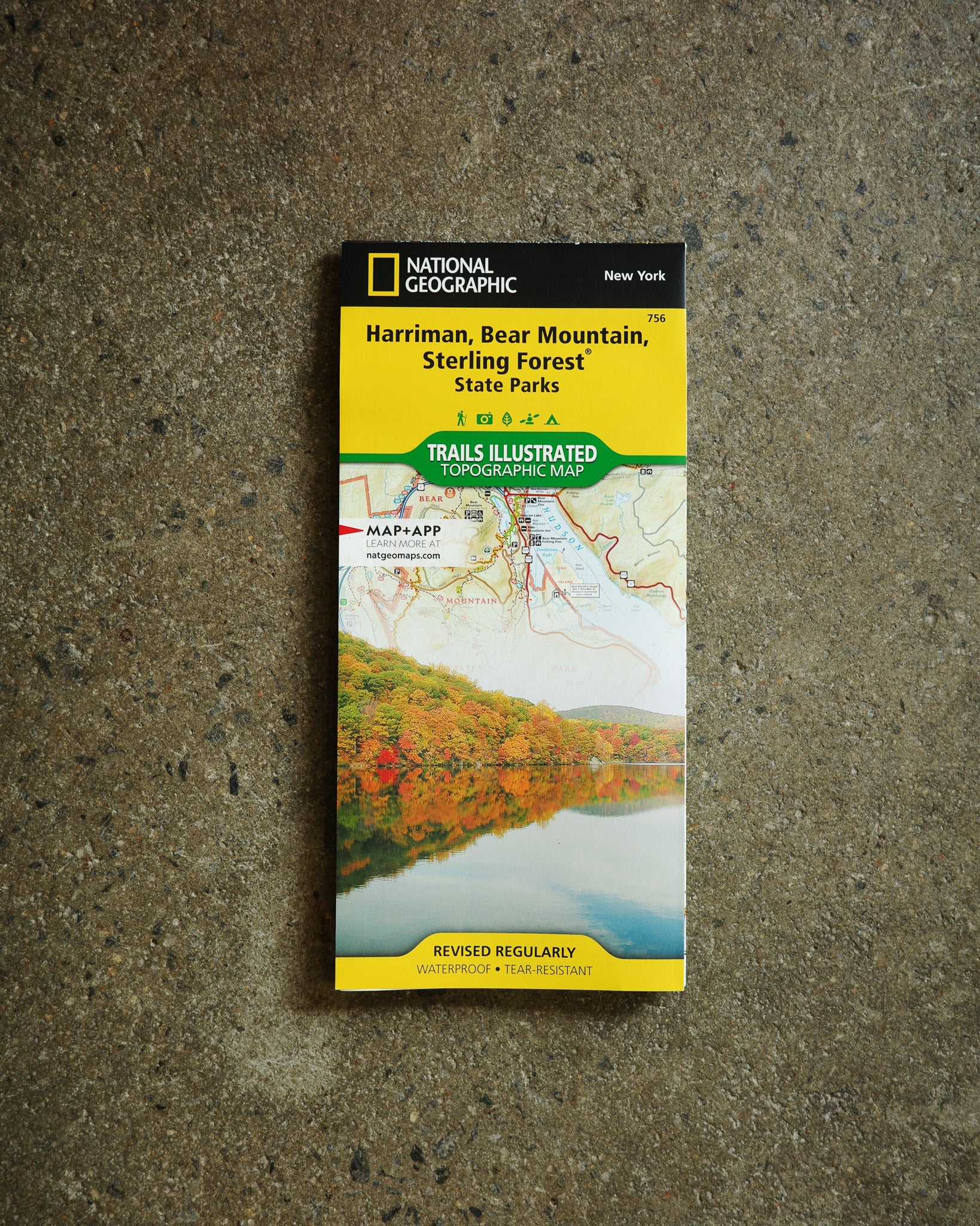 Harriman, Bear Mountain, Sterling Forest State Parks Map - 756