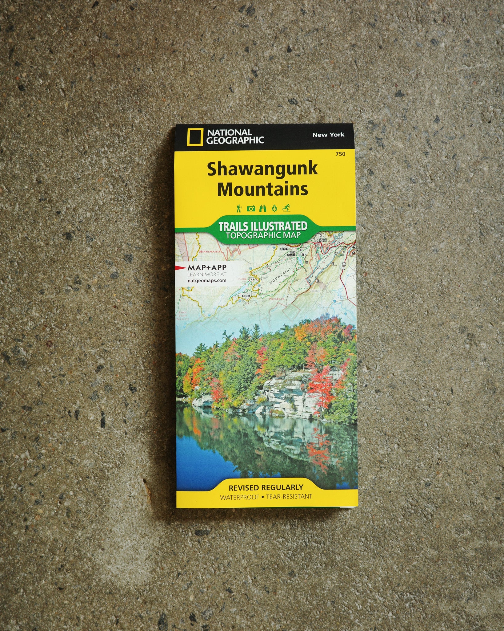 Shawangunk Mountains Map - 750