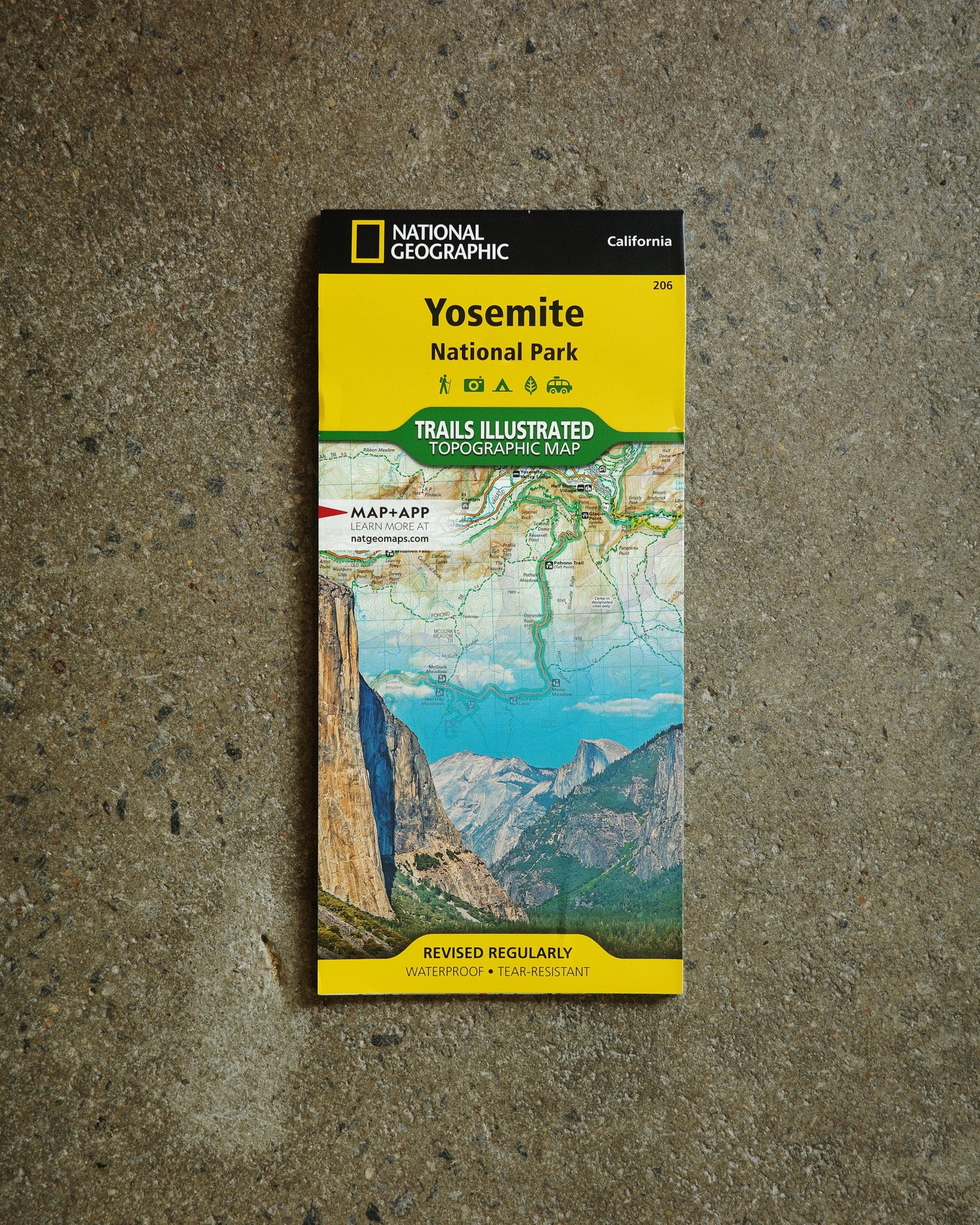 Yosemite National Park Map - 206